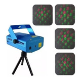 Proyector Laser Mini Luces Fiesta Navidad Puntos Proyector