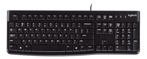 Teclado Usb Logitech K120 Preto Espanhol