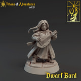 Kit 2 Miniaturas Bardos Raças Rpg D&d Zombicide