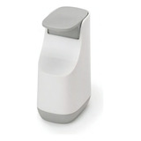 Dispenser De Jabon Joseph Joseph Manos Compacto Baño Color Blanco Con Gris