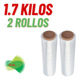 2 Rollos De Playo Emplaye Polistretch 1.7 Kilos