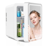 Mini Refrigerador Portatil 6l Mini Bar Para Skincare Espejo 