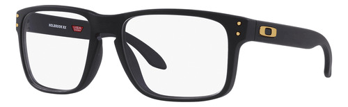 Óculos Para Grau Oakley Holbrook Rx Satin Black Gold Pin