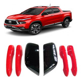 Capas Retrovisores Maçanetas - Fiat Toro Personalizada Mopar