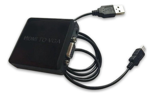 Conversor Hdmi Para Vga Com Usb