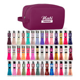 Kit Esmaltes Nati Colorfix Com Necessaire - 42 Cores Atacado