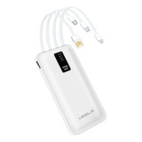 Power Bank Inalambrico 10000mah 4 Cables Incorporados Dy01 