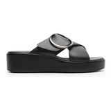 Sandalia Flexi Para Mujer Estilo 127901 Negro