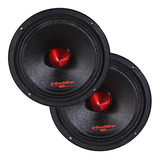 2 Alto Falante Unlike Cone Seco 6 Polegadas 200w Rms 4ohms Cor Preto