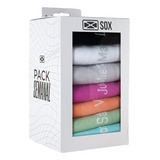 Medias Sox Pack X 7 Pares Soquetes En Caja Par Semanal