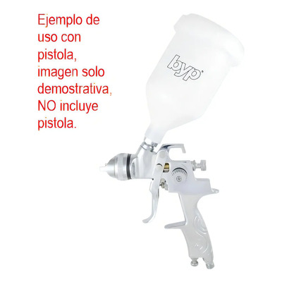 Vaso Repuesto 600ml ByP Modelo VGV Para Pistolas PGP\u002FPVI Pintura Gravedad | MercadoLibre