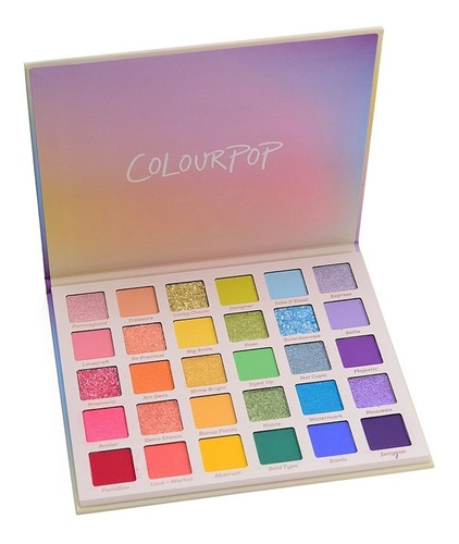 Colourpop Sombras Fade Into Hue Palette - 100% Original