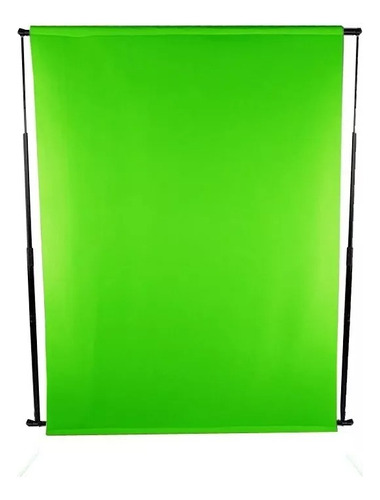 Fondo Infinito Croma Key Verde Tela 2x1.50 - Con Estructura!