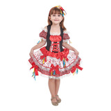 Vestido Junino Infantil Vitória