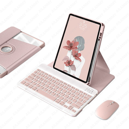 Funda 360 Con Teclado+mouse Para Huawei Matepad Pro 11 Inch