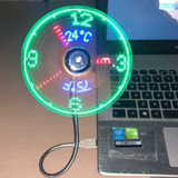 Breis Nuevo Ventilador De Reloj Usb Con Reloj En Tiempo Real