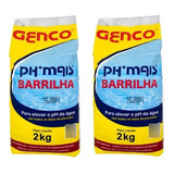 Kit Com 2 Elevador De Ph Para Piscina Barrilha Ph Mais Genco