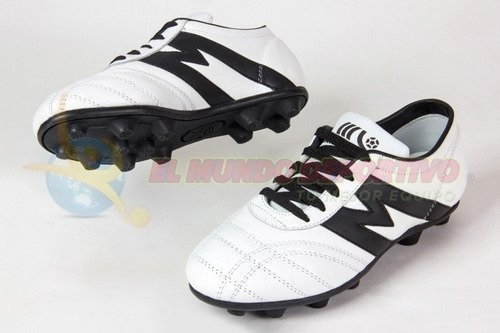 2068-zapato Futbol Manriquez Mid Tx Blanco/negro