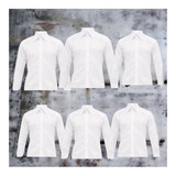 Camisas Blancas Cuello Corbata Elegante X6 Unidades 