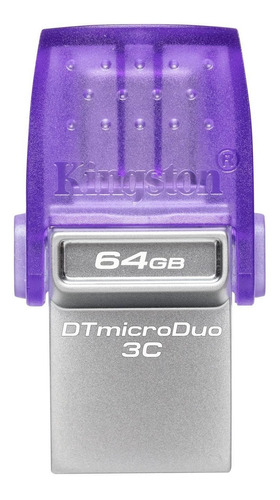 Memoria Kingston Usb 64gb Microduo 3c Dtduo3cg3/64gb Usb-a+c