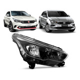 Optica Fiat Cronos 2020 2021 2022 Con Led Derecha