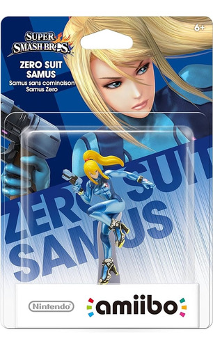 Amiibo Zero Suit Samus Super Smash Bros.