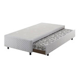 Cama Auxiliar Espuma D20 Br C/ Antialérgico (88x188x30) Cor Branco