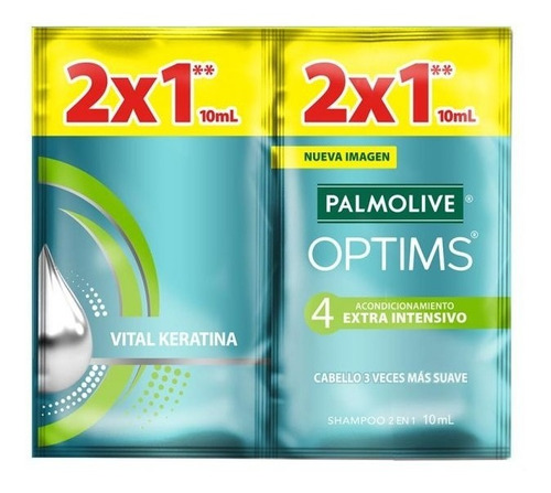  Shampoo Palmolive Optims  Hotelero  1152 Sobres De 10ml