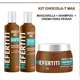  Nefertiti Kit Chocolat Max Shampoo +mascarilla +crema Peinar