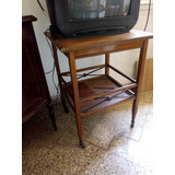 Mesa Antigua De Madera Para Televisor 