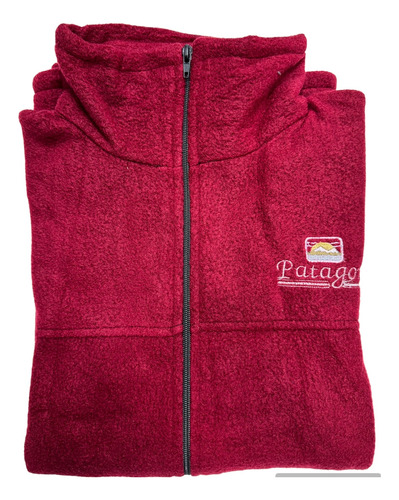 Campera Polar Hombre Antipiling Con Cierre Y Bolsillos