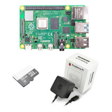Kit Raspberry Pi 4 8gb Con Memoria Y Transformador
