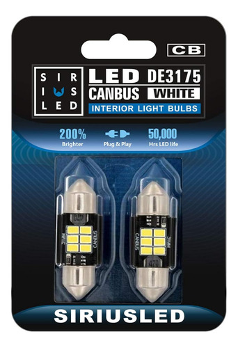 Siriusled 400 lúmenes Pure White Canbus Última Intervensión