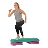Banco Step  En 110 Cm Para Aerobics Fitness Gym Reforzado