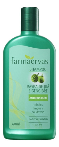 Shampoo Farma Ervas Raspa De Juá E Gengibre - 320ml