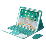 Funda Con Teclado Mouse Touchpad Para iPad 9ª Generación