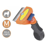 Cepillo Peine Perro Pelo Corto M Deslanador Premium Funamei Color