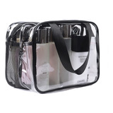 Bolsa De Maquillaje Transparente Pvc Impermeable Bolsa De Co