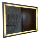 Espejo Luz Led Rectangular 120x80cm Touch Desempañador 