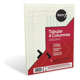 Block Tabular 4 Columnas Rayter Cont. 50 Hojas 2 Blocks