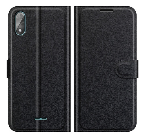 Funda Protectora De Tpu Para Wiko Y51 Litchi Texture Flip