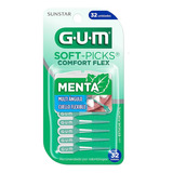 Palillos Dentales Gum Soft-picks Comfort Flex Menta 32 Palillos