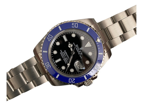 Reloj Rolex Usado Automatico Submariner 41mm Negro Azul