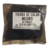 Tierra De Color Negra De Primera Bolsa 1/2 Kg