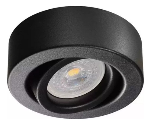 Spot  Led Plafón Semi Embutido Gu10 Led Circular Móvil