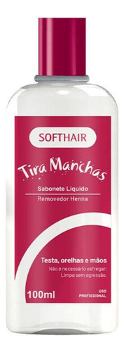 Sabonete Líquido Tira-manchas Henna 100ml - Soft Hair