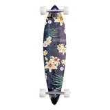 Skate Longboard Hondar Pintail 38' Floral Skateboard Pra Rua