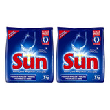 Detergente Lavavajillas Sun Progress Polvo Pack 2 X 1kg