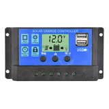 Controlador De Carga Solar  30a Pwm