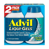Advil Liqui-gels Ibuprofeno 200 Mg Americano 240 Pzas 